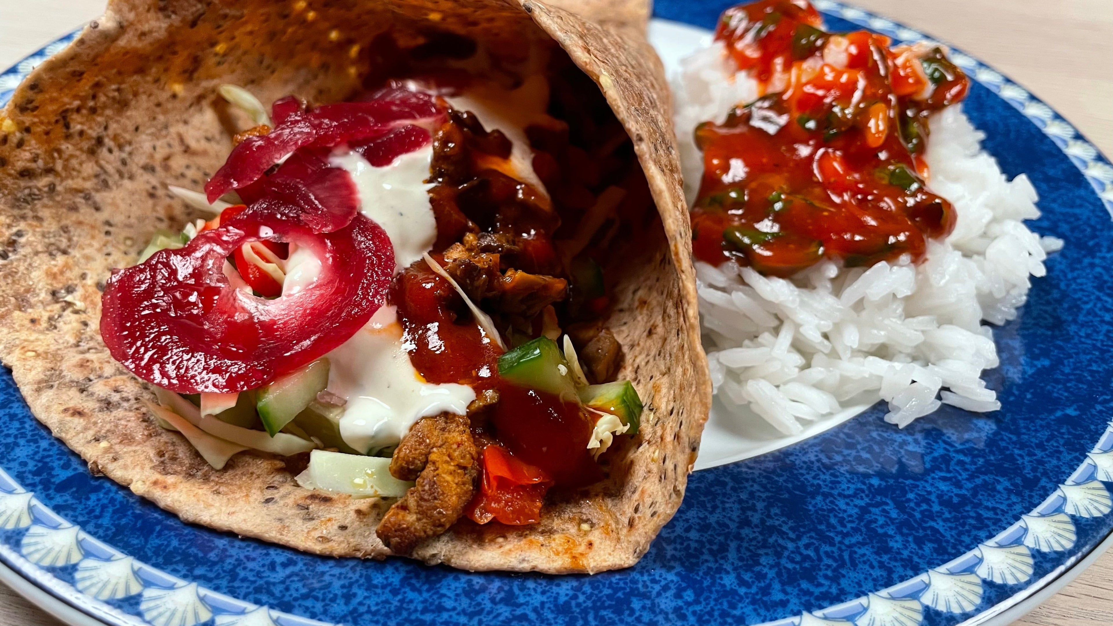 Dag 4 · Grønne fasan kebab wraps 🌯