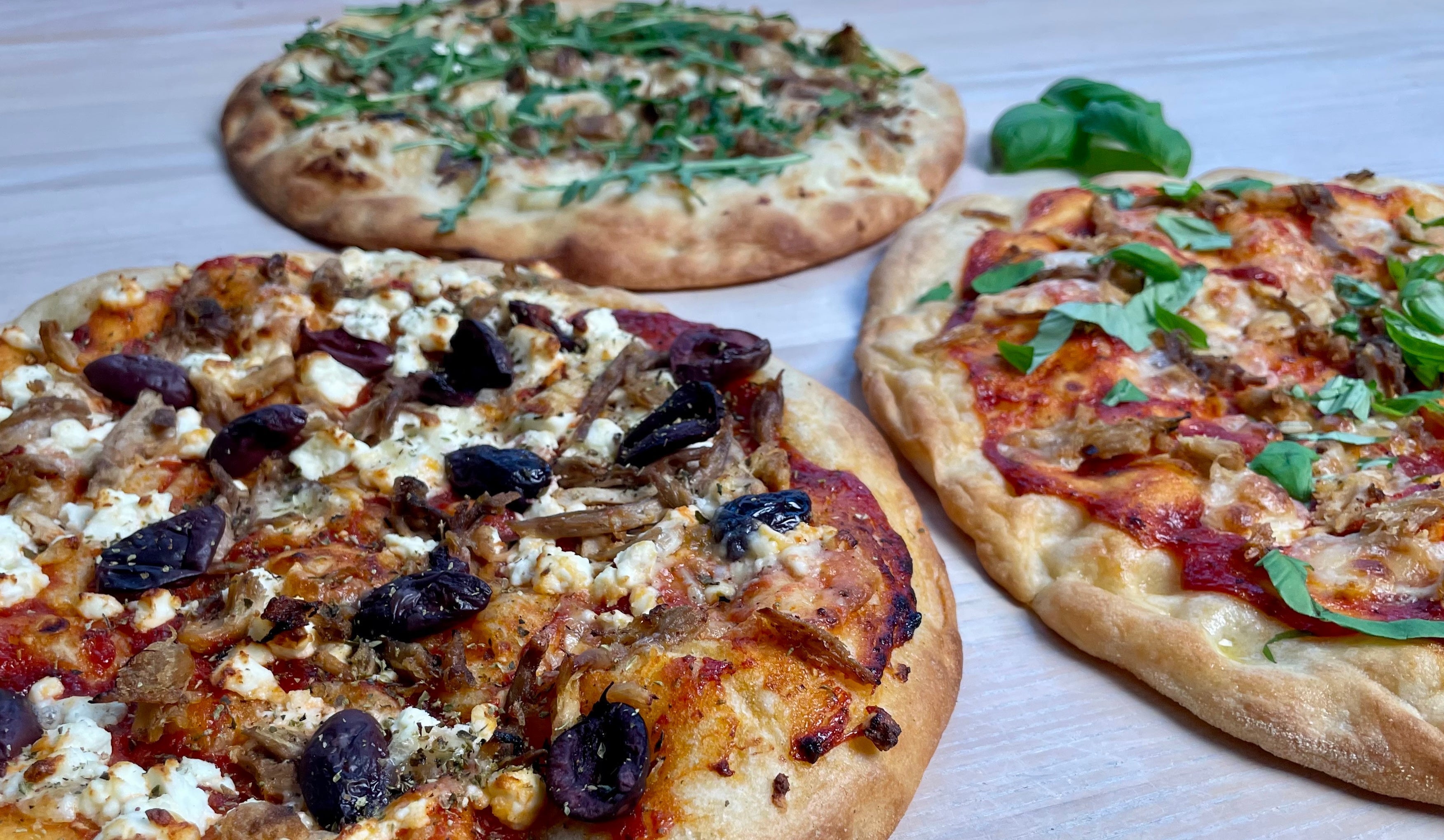 Dag 5 · Tre forskellige pizzaer med fasan-plukkekød 🍕